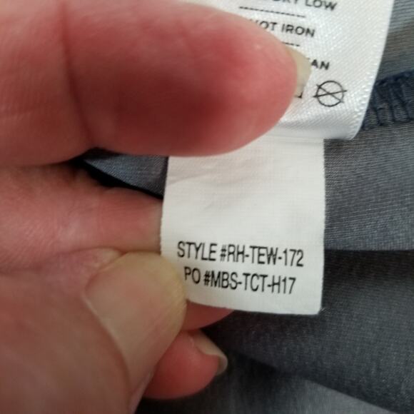 Rhone Men's Hooded Full Front Zip Lightweight Jacket Blue Size Large - Picture 9 of 9